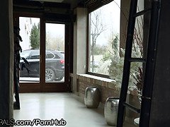 デカチン, カップル, チェコ, エロティック, 毛深い, なめる, 怪物, 自然山雀