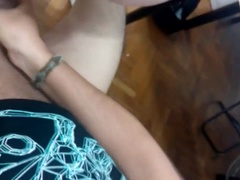 Enthousiasteling, Blond, Universiteit, Sperma shot, Openbaar, Tiener