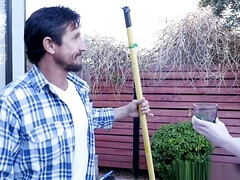 古典, チン, ハードコア, 天然, アウトドア, オマンコ, ティーン, 三人