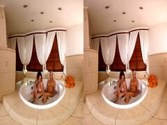 En tercera dimension, Checa, Penetracion con dedos, Besar, Lesbiana, Masturbación, Pov, Adolescente