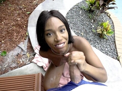 Negro, Mamada, Ébano, Hd, Interracial, Tetas naturales, Pov, Adolescente