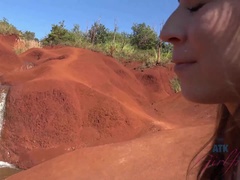 素人, お尻, ビーチ, 露出狂, 彼女, アウトドア, 剃毛, いじめ