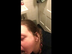Leie, Bad, Grosser arsch, Blasen, Rotschopf, Dusche, Ablutschen