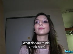 Public Agent (FakeHub): Sexy Spanish brunette fucked in a hotel room