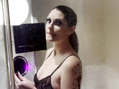 Americano, Cuarto de baño, Entre bastidores, Polla, Sexo duro, Marido, Madres para coger, Tetas naturales