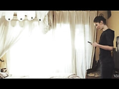 Bruinharig, Lesbisch, Likken, Masturbatie, Kut duiken, Mager, Strippen, Tiener