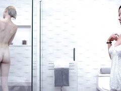 Chica, Culo grande, Rubia, Morena, Lesbiana, Afeitado