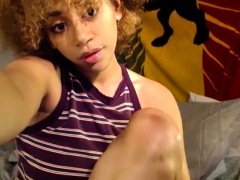 Amateur, Negro, Ébano, Fetiche, Masturbación, Solo, Juguetes, Camara web