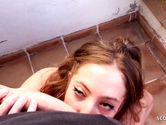 18 años, Polla, Ffm, Alemán, Sexo duro, Público, Realidad, Adolescente