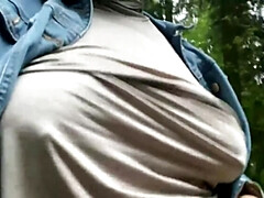 Pummelig, Paar, Flashen, Reif, Nippel, Prostituierte, Schlaffe titten, Ehefrau