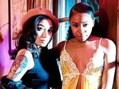 黒人, 指いじり, キス, なめる, オナニー, オマンコ, ガリガリ, ティーン