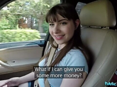 Leie, Blasen, Auto, Hundestellung, Handjob, Pov, Öffentlich, Titten