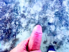 Lieveling, Strand, Grote lul, Pijpbeurt, Rondborstig, Huisgemaakt, Natuurlijke tieten, Buiten