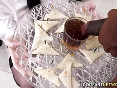 アナル, デカチン, 黒人, チン, 乱交, グループ, 異人種間, オージー