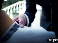 Aus dem arsch in den mund, Vollbusig, Doppelpenetration, Absätze, Lingerie, Kurzes haar, Rock, Flotter dreier