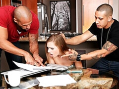 Grosser schwanz, Blasen, Hundestellung, Hardcore, Natürlichen titten, Dürr, Jungendliche (18+), Titten