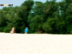 Hot young nudists filmed
