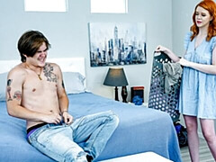 Schlafzimmer, Grosser schwanz, Grosse titten, Blasen, Hundestellung, Mutti, Rotschopf, Taboo