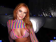 Culo grande, Verga grande, Tetas grandes, Mamada, Estilo perrito, Pov, Pelirrojo, Cabello corto