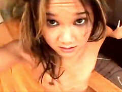 Aziatisch, Blond, Groepseks ejactulatie, Rondborstig, Diep in de keel, Sperma in gezicht, Interraciaal, Japaans