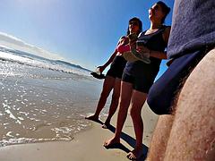 Plage, Grosse bite, Mignonne, Exhib, Hd, Mère que j'aimerais baiser, Public