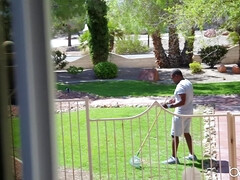 お尻, デカチン, 黒人, フェラチオ, ハードコア, 異人種間, オマンコ, 赤毛