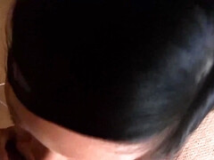 Asiatique, Gros seins, Sucer une bite, Brunette brune, Tir de sperme, Hd, Mère que j'aimerais baiser, Pov