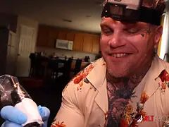 Ellis fucks then creampies Serenity Sins