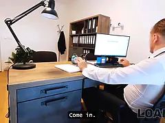 Schönheit, Betrug, Süss, Büro, Rau, Schüchtern, Strümpfe, Titten