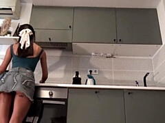 衣服着たままセックス, 大学生, 下着, パンティ, 小柄, スカート, 締まりの良い, スカートのぞき