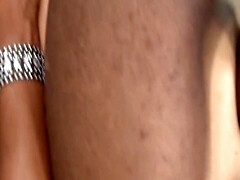 美女, デカチン, 黒人, 黒人, デブ, 指いじり, オマンコ, 濡れ