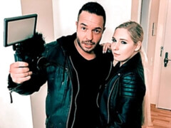 デカ尻, デカチン, ブロンド, フェラチオ, ホテル, オナニー, 淫乱熟女, お金