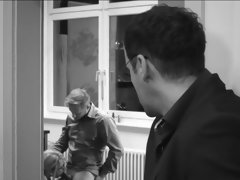 Blond, Pijpbeurt, Sperma shot, Duits, Kantoor, Kut duiken, Secretaresse, Geschoren