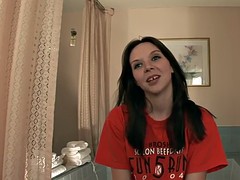 素人, 美女, グループ, 現実, ティーン