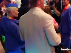 Habillées, Queue, Femelle, Groupe, Lingerie, Orgie, Fumer, Suçant