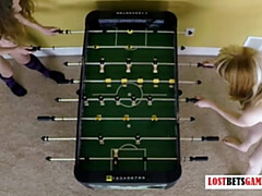 美女, 面白, ゲーム, 自然山雀, 赤毛, 靴下, 三人, おもちゃ