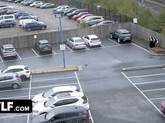 Jessica Nova hooks up with a stranger in a public parking lot - Shag Street