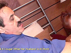 Анальный секс, Постарше, Семяизвержение, Зрелые, Милф, Рыжие, Чулки