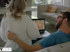 Anal, Cul, Cul à la bouche, Gros cul, Blonde, Sucer une bite, Faciale, Chevaucher