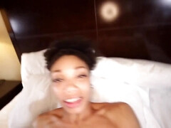 Enthousiasteling, Lieveling, Grote mammen, Rondborstig, Sperma shot, Zwart, Hardcore, Huisgemaakt