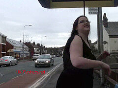humungous Emmas public bareness and amateur bbw displaying outdoors with brunette exh