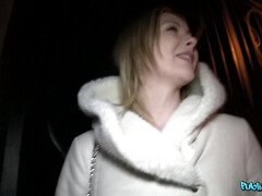 Enthousiasteling, Blond, Pijpbeurt, Buiten, Gezichtspunt, Russisch, Mager, Tiener