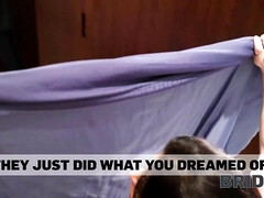 18, 茶髪の, 中出し, 彼女, オマンコ, ロシア人, 剃毛, タトゥー