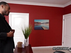 Secretary earns her job back on bosses BIG BLACK DICK