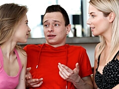 18 летние, Большая жопа, Большой член, Большие сиськи, Минет, Вчетвером, Тощие, Молоденькие