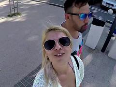 デカチン, デカパイ, ブロンド, ヨーロピアン, ホテル, 淫乱熟女, アウトドア, 一人