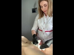 Russian Depilation Master SugarNadya Trimmed Her Penis And Balls Hair Before Spontaneous Ejaculation