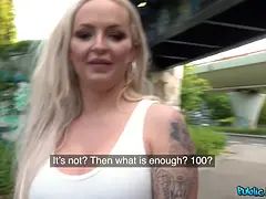 Tetas grandes, Rubia, Mamada, Británico, Corridas, Hd, Pov, Público