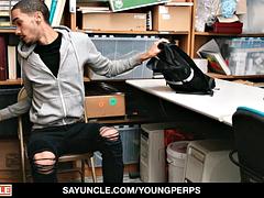 アナル, デカチン, フェラチオ, イく瞬間, ゲイ, 手コキする, ハードコア, ポリス