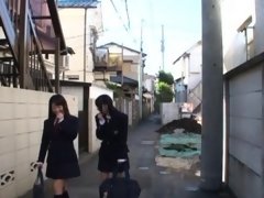 Asiatisch, Hochschule, Japanische massage, Realität, Jungendliche (18+), Uniform